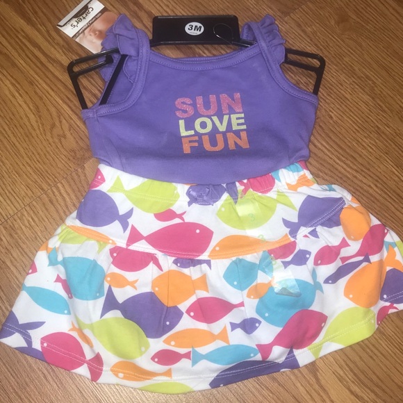 Carters Girls 2 Piece Outfit - Picture 1 of 2